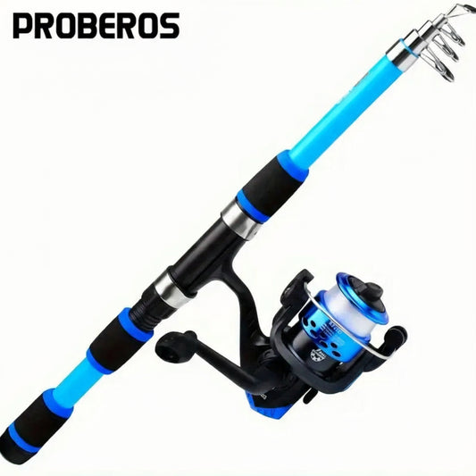 Telescopic Fishing Rod Portable Lightweight Travel Rod - Shoppy