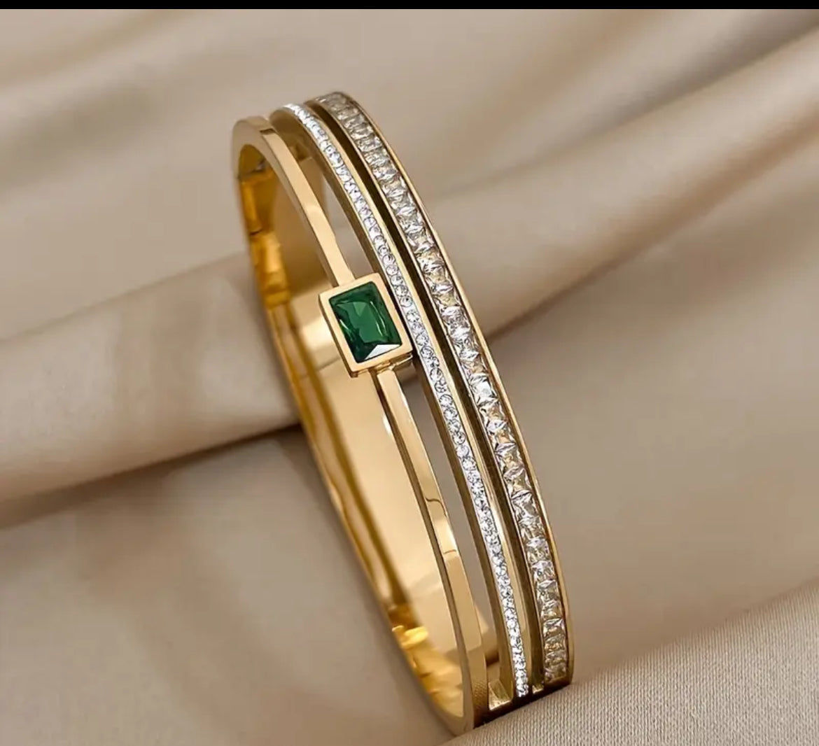 Stainless Steel Double Row Bracelet For Men And Women - Shoppy