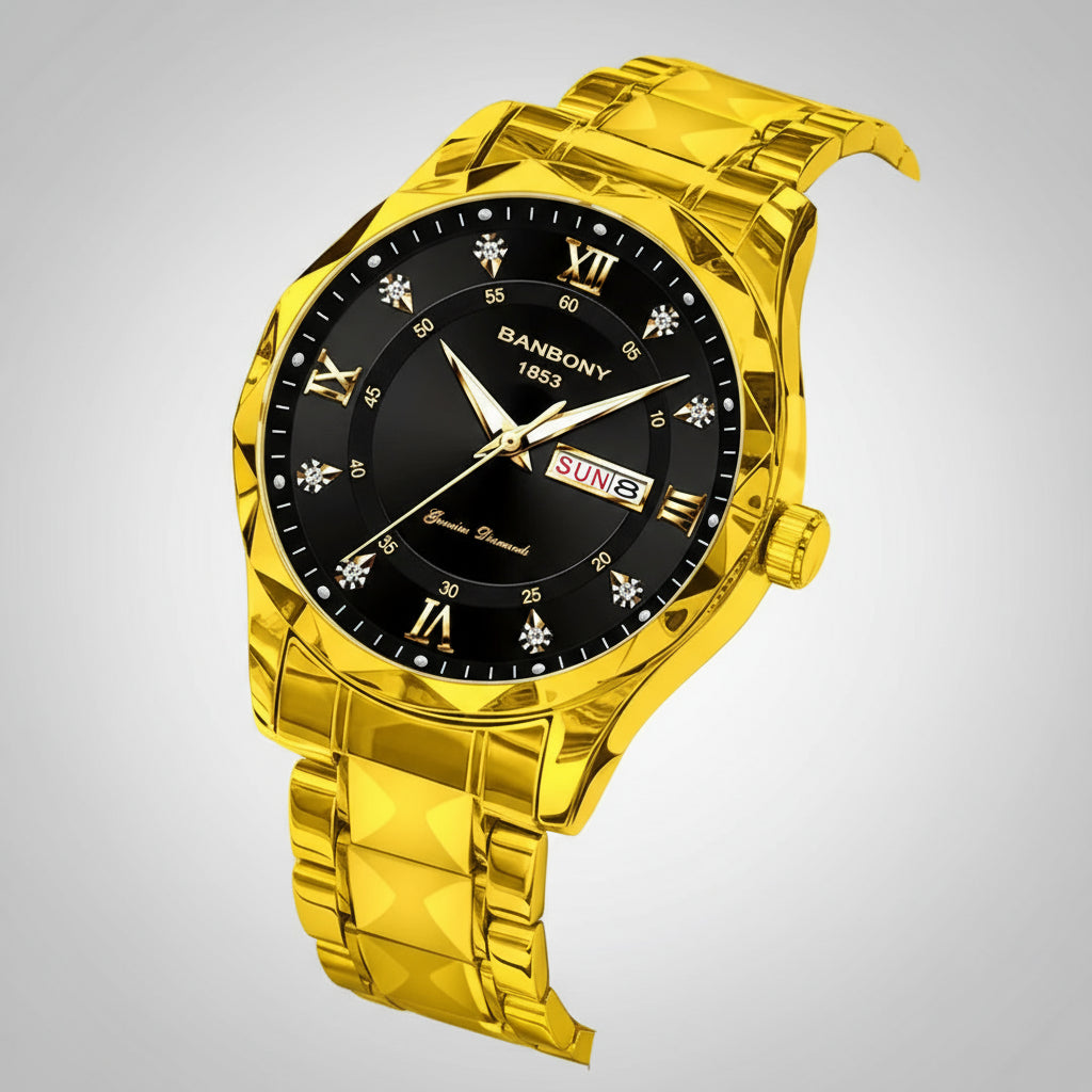 Stainless Steel Men Watch With Ten Color Variants Available - Shoppy