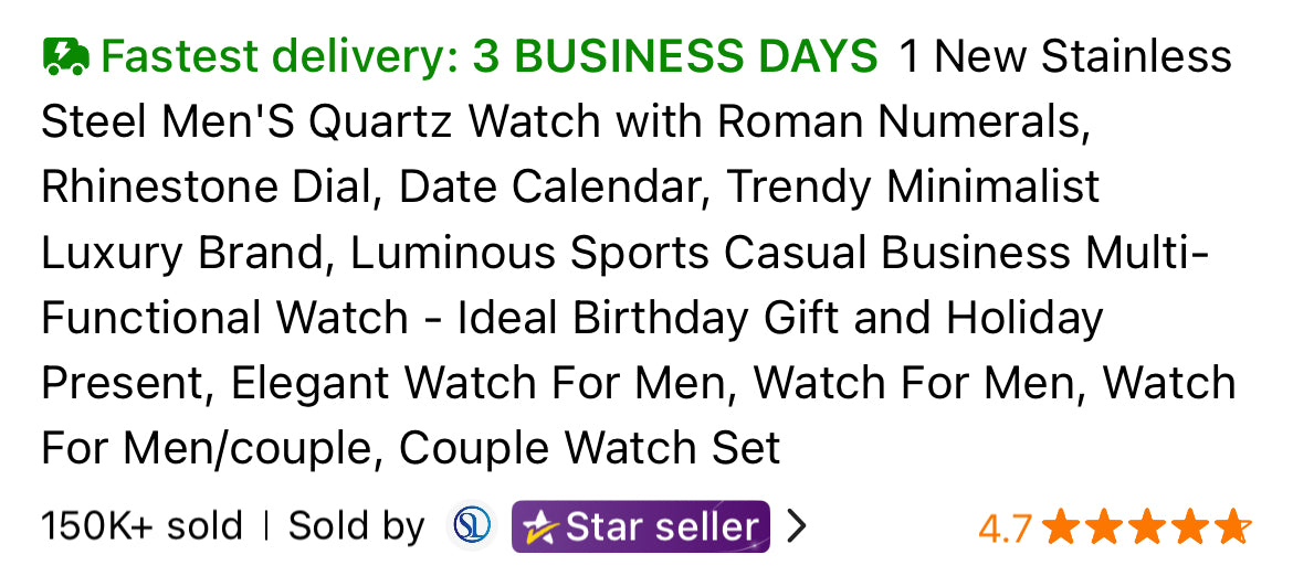 Stainless Steel Men Watch With Ten Color Variants Available