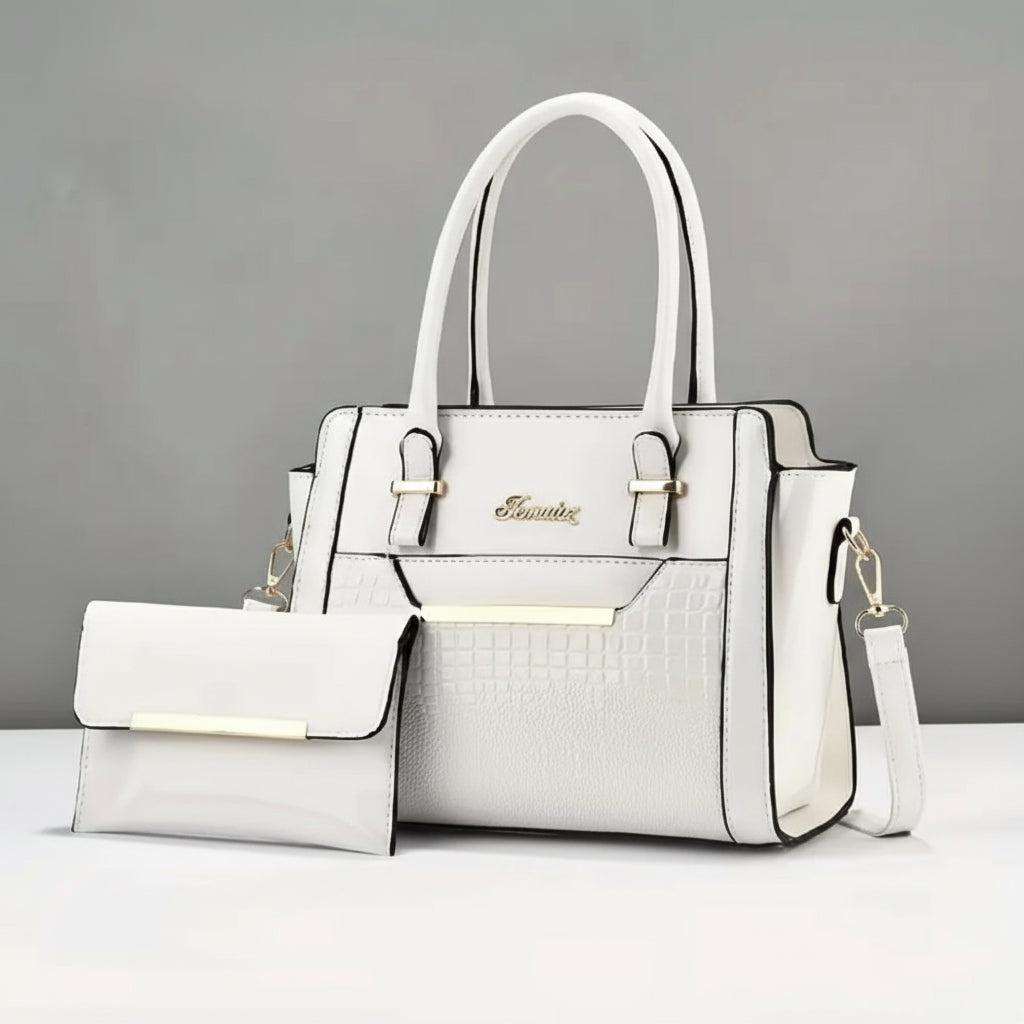 PU Leather Women Bag Set Versatile Purses for Everyday Use - Shoppy