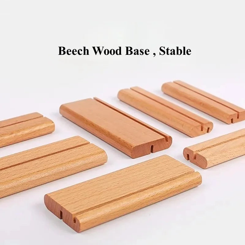 A6 T L Use Wooden Base Table Number Holder 100X150MM Frame