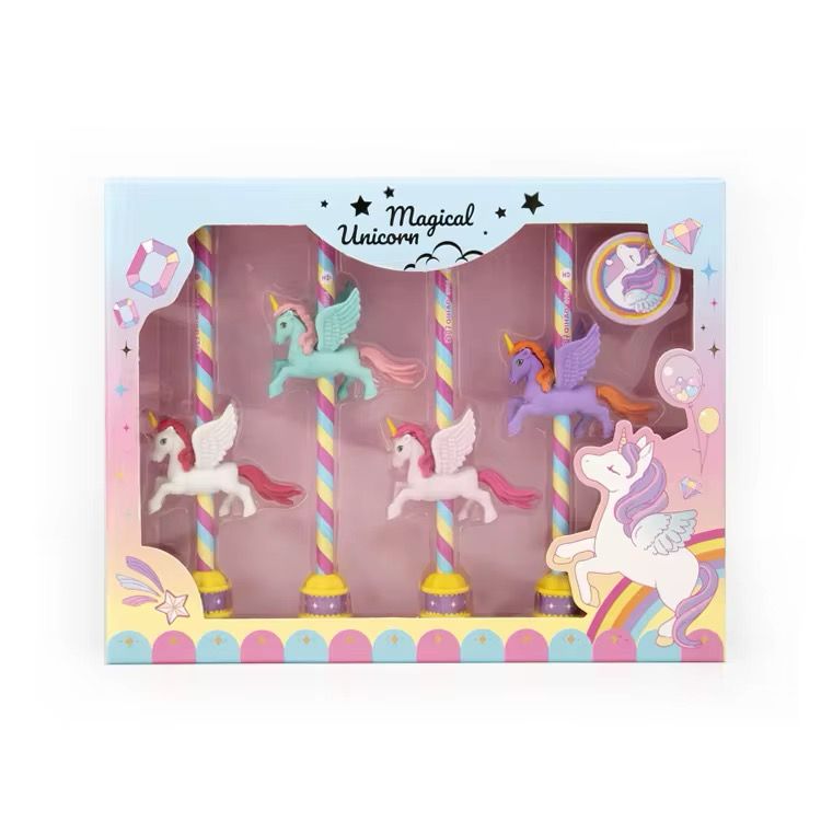 Pencil Carousel stationery gift set