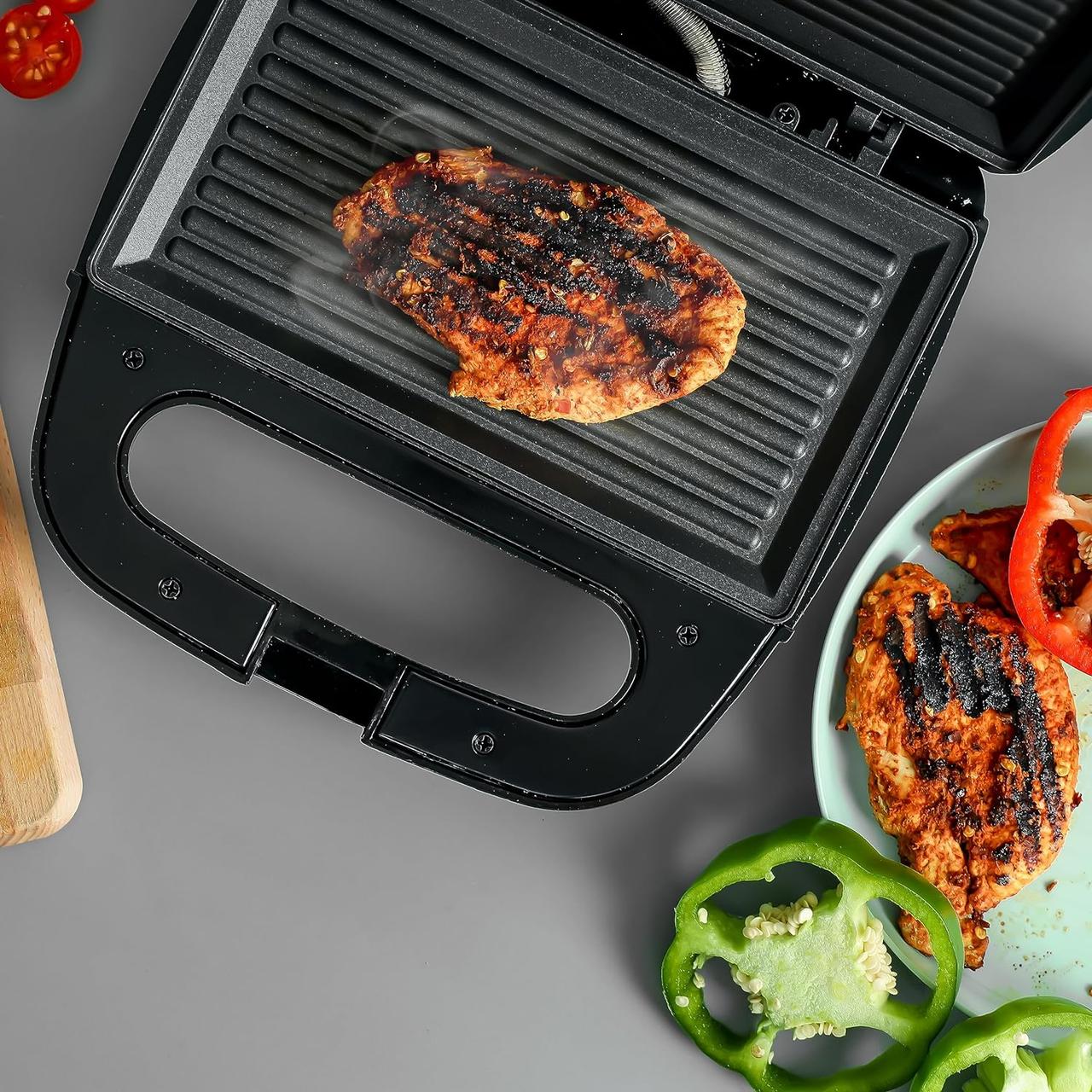 Geepas 700W 2-slice grill maker