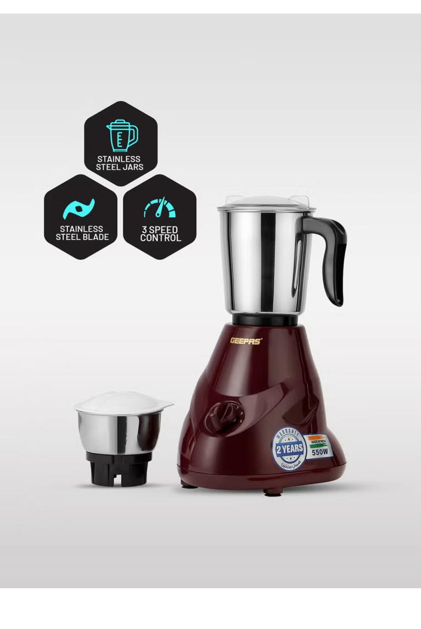 2-In-1 Mixer Grinder With Stainless Steel Jar