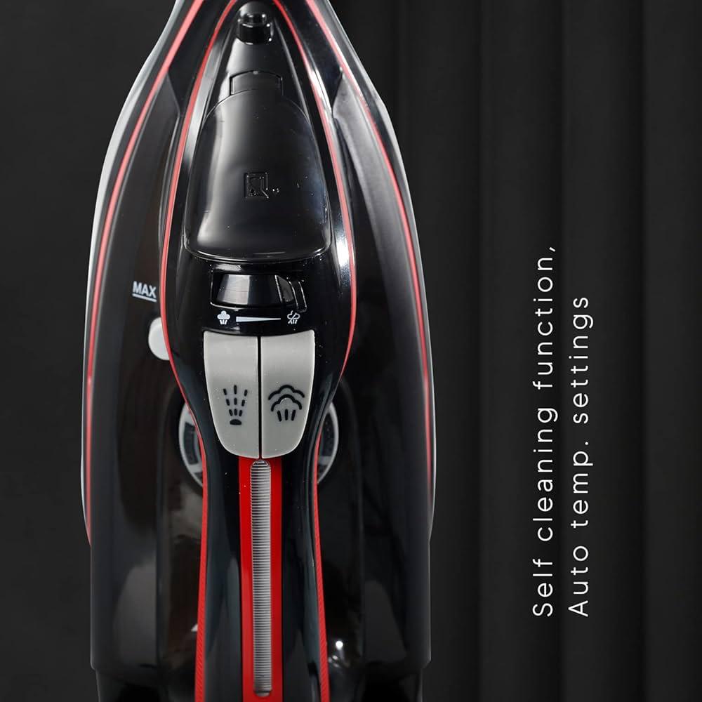Clikon Premium Cordless Steam Iron With Easy Glide Plate