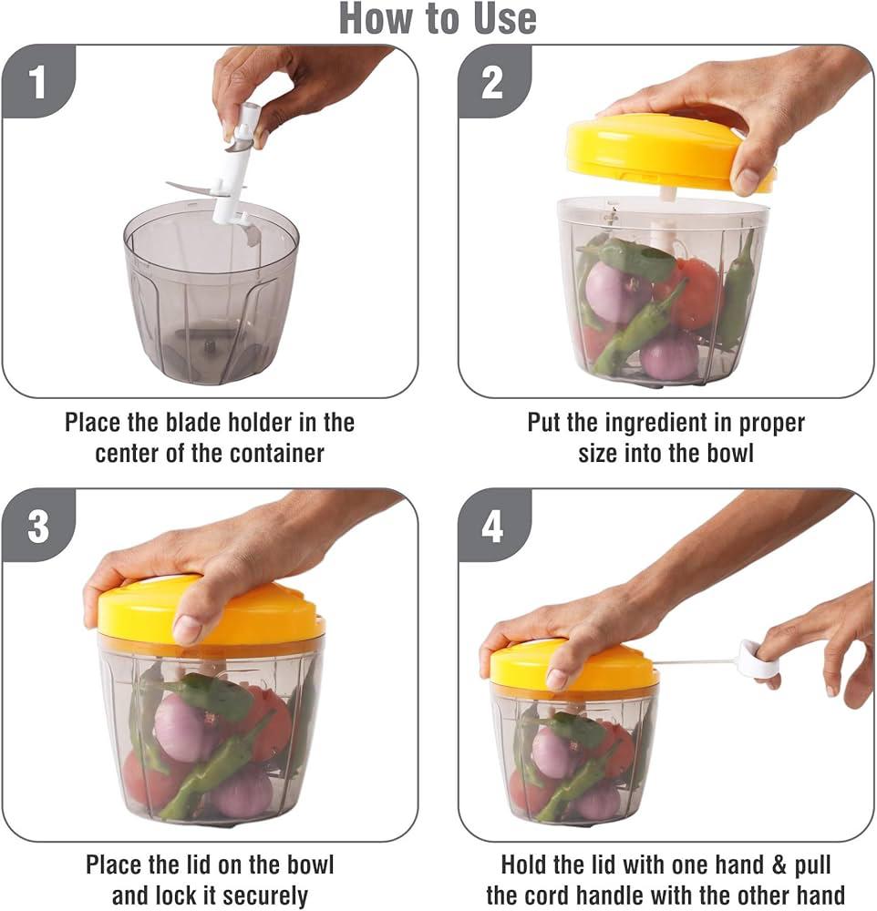 Manual Vegetable Cutter Chopper for Quick Food Prep