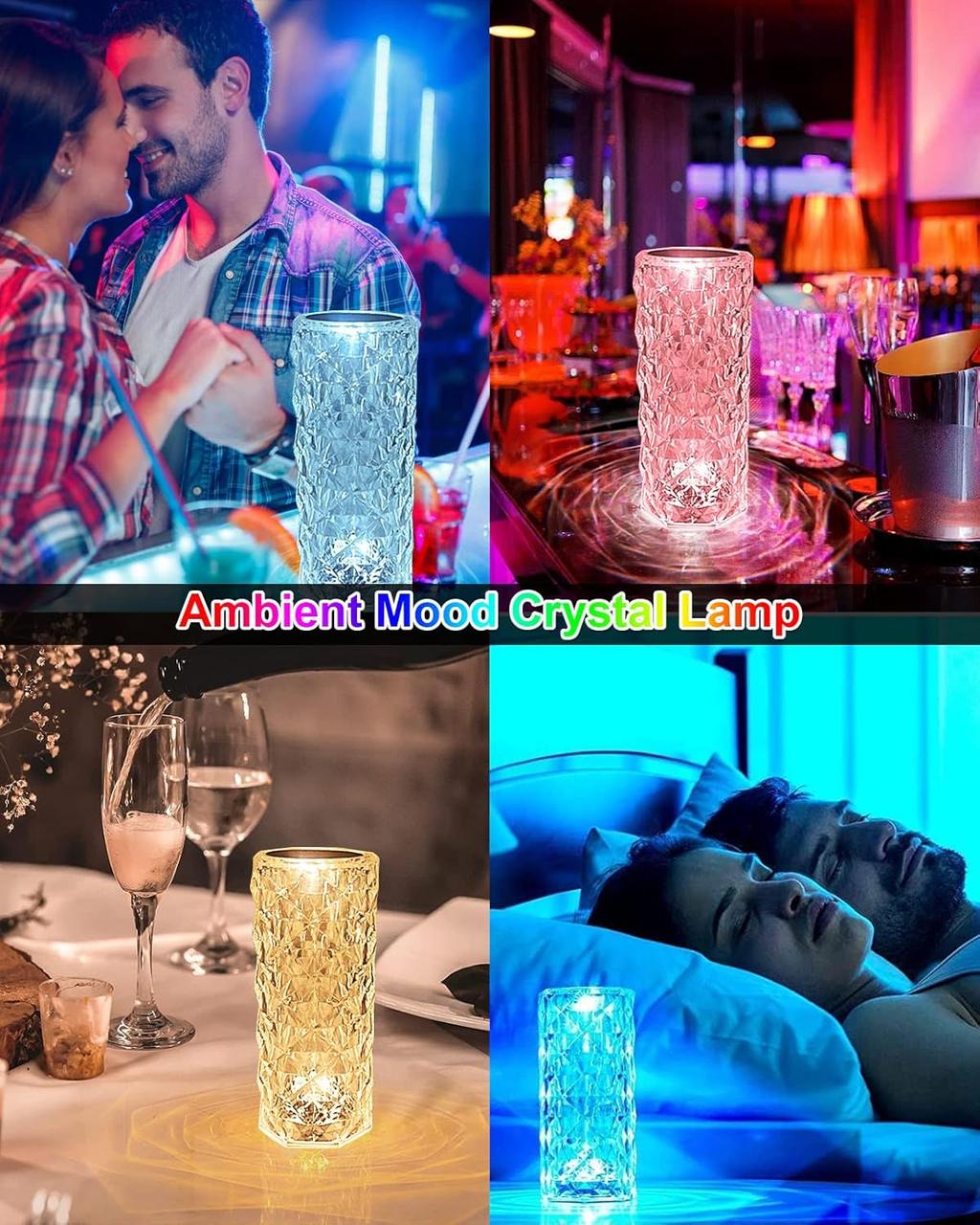 Oizuna LED Crystal Lamp Touch Control Color Changing Light