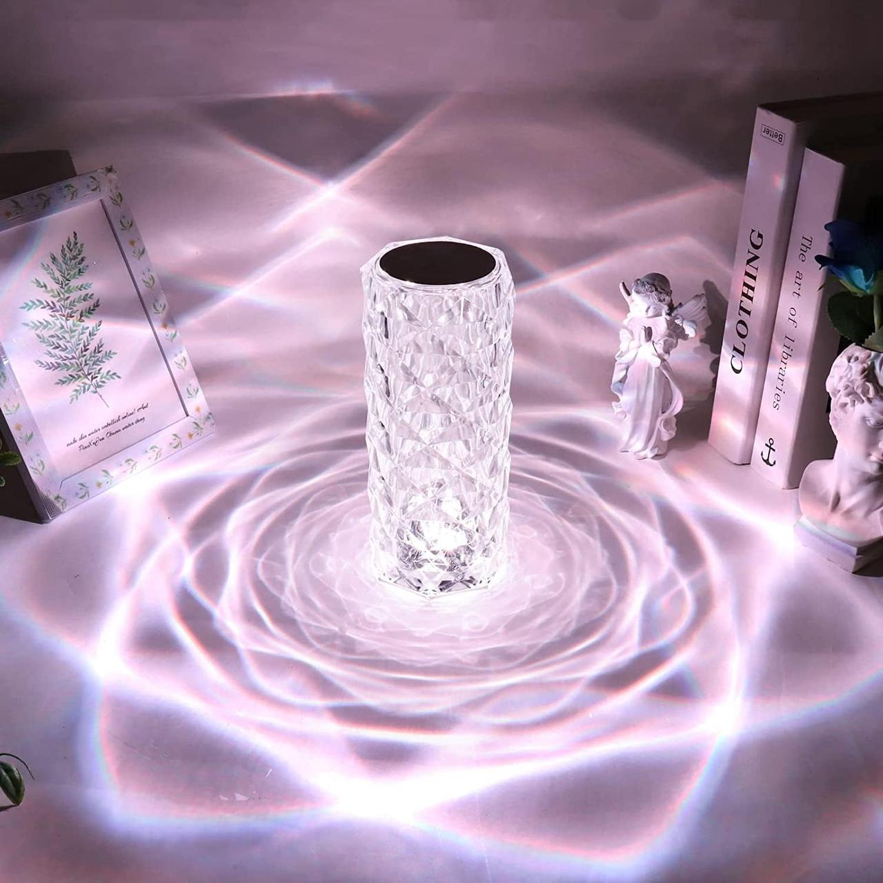 Oizuna LED Crystal Lamp Touch Control Color Changing Light