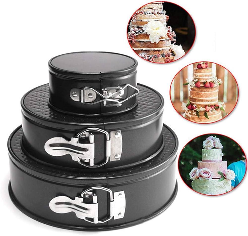 3pc 24/26/28cm Non Stick Cake Mould Set for Baking