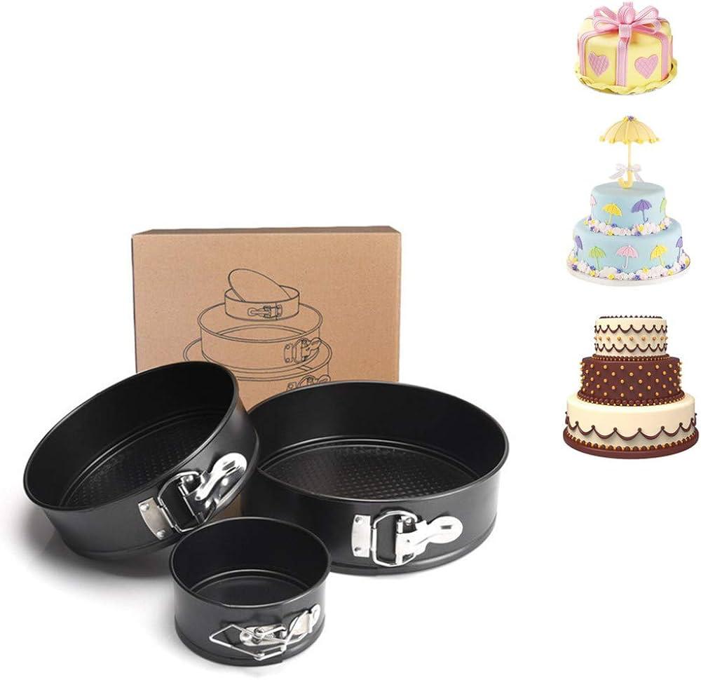 3pc 24/26/28cm Non Stick Cake Mould Set for Baking