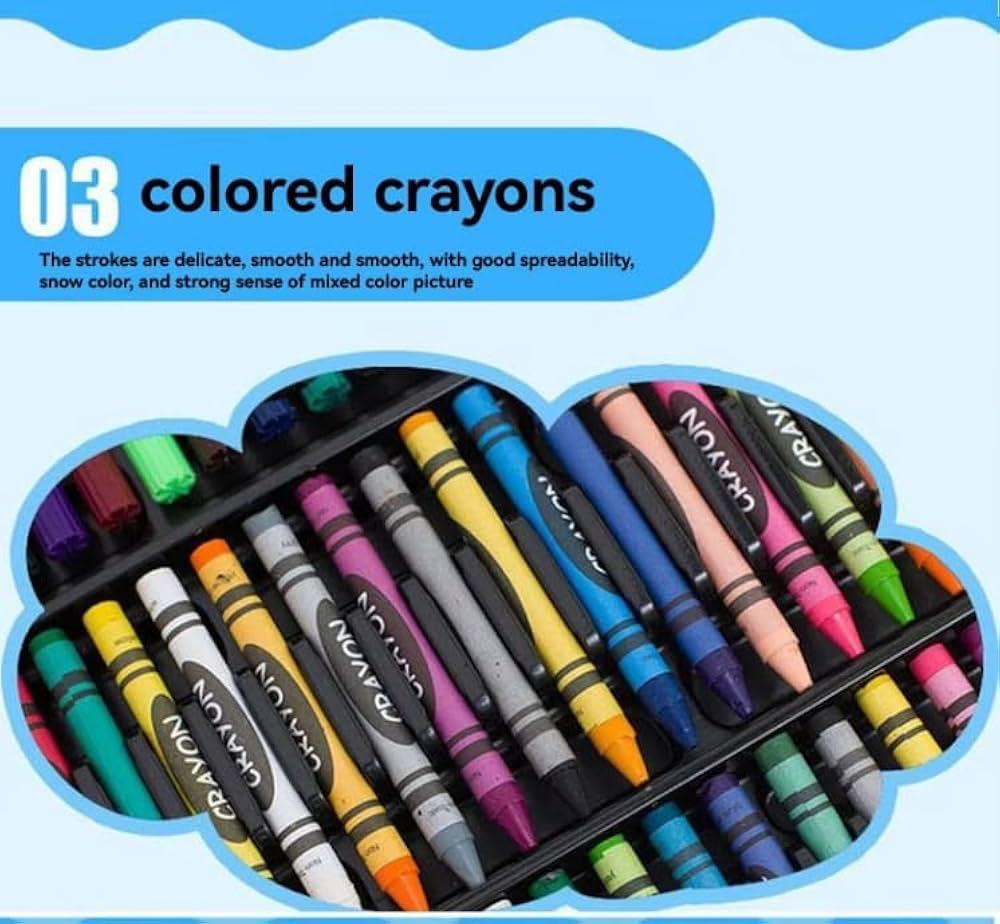 150-Piece Art Supplies Set for Kids Creative Fun Pack