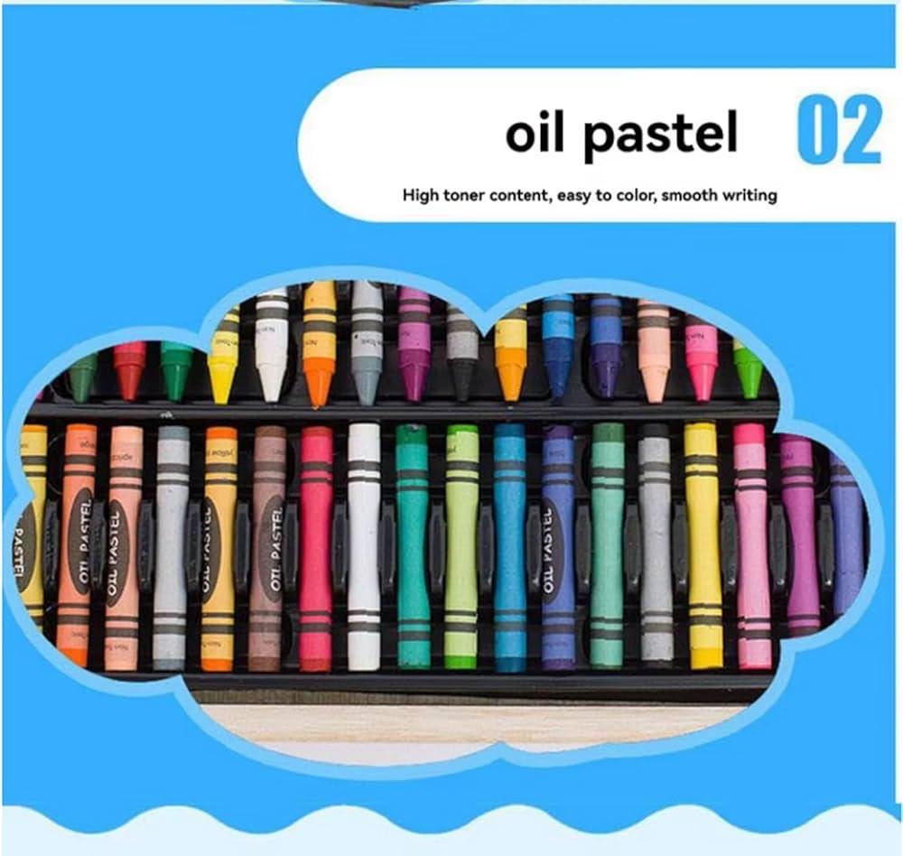 150-Piece Art Supplies Set for Kids Creative Fun Pack