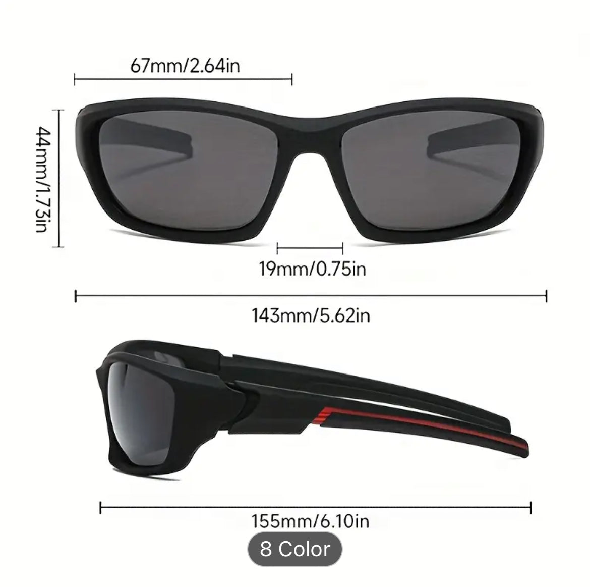 Polarized Glasses Set of 3 Premium Quality Sunglasses
