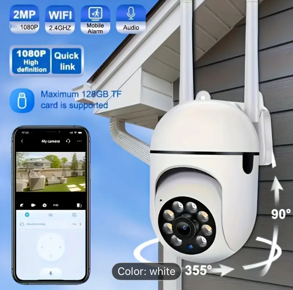 1080P HD CCTV Camera For Home Indoor Surveillance System
