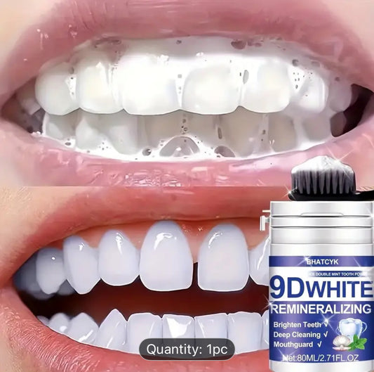 9D Whitening Tooth Powder for Natural Bright Smile