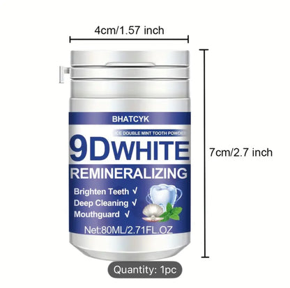 9D Whitening Tooth Powder for Natural Bright Smile