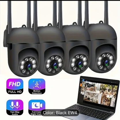 4 CCTV Cameras Security Kit for Office Surveillance