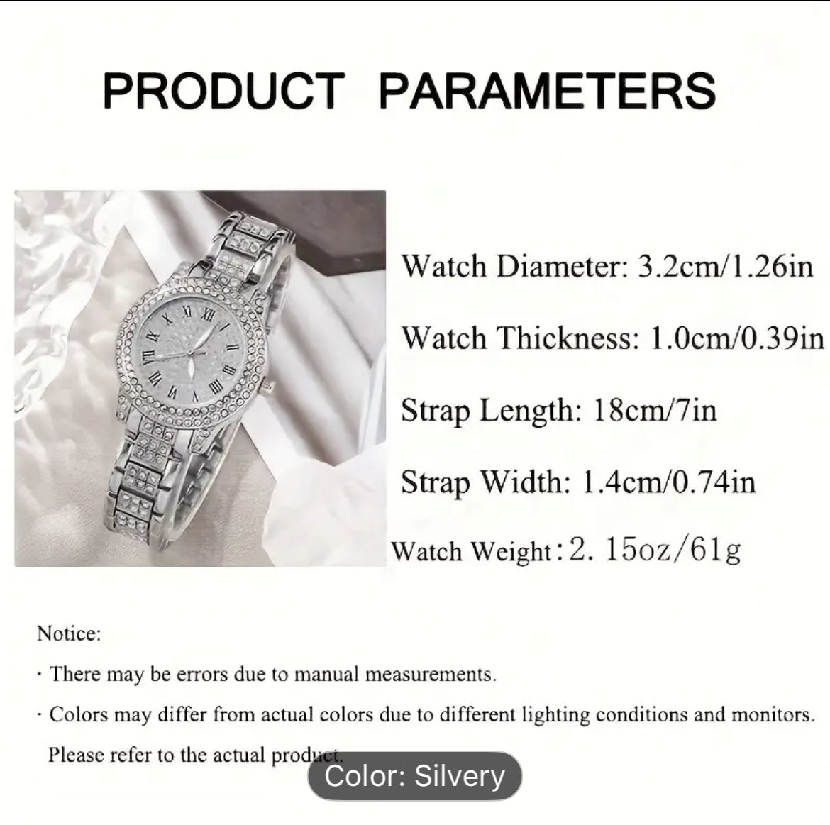Premium Silver Stainless steel jewelry for woman