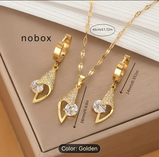 3Pcs Golden Stainless Steel Set for Jewelry Making Craft