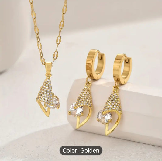 3Pcs Golden Stainless Steel Set for Jewelry Making Craft