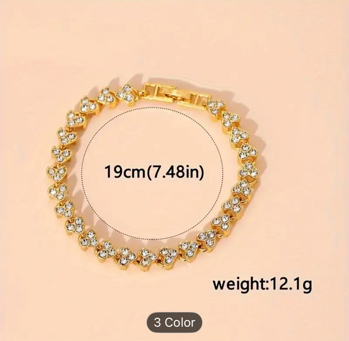 Elegant Two Piece Watch and Bracelet Set Stainless Steel