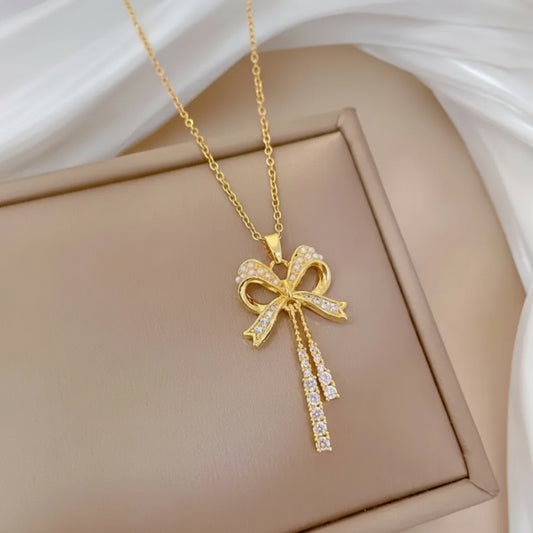 Stainless Steel Necklace Minimalist Jewelry Everyday Wear - Shoppy