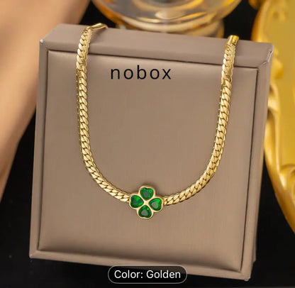 Stainless Steel Women Jewelry Set French Style 4 Pieces