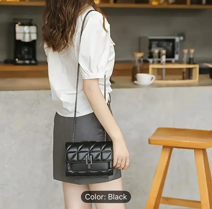 Elegant Leather Crossbody Bag For Women Everyday Use