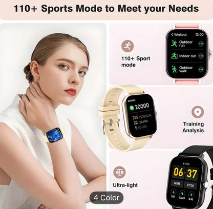 One Point Eight Three Inch Unisex Touch Screen Smart Watch