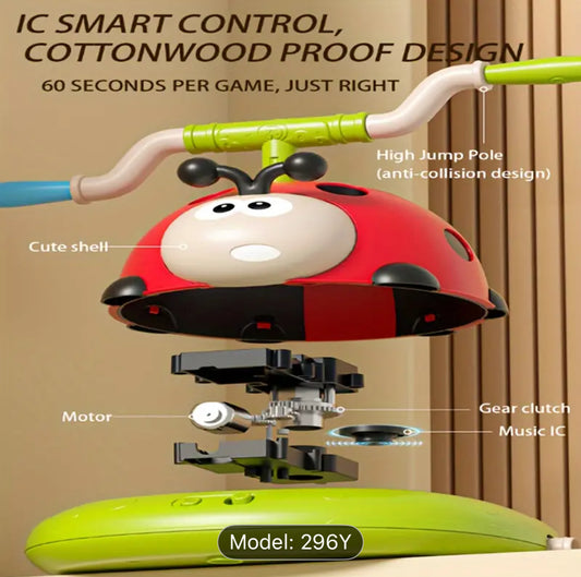 3 In 1 Kids Musical Jump Rocket Stomp And Launch Ring Toss