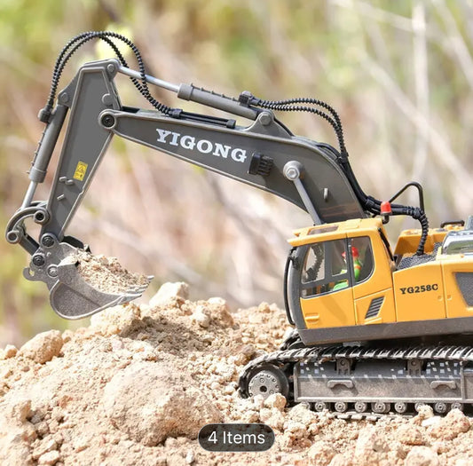11 Channel Alloy Control Excavator Remote Control toy for kids