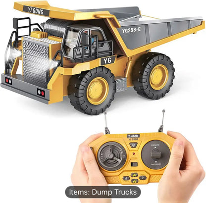 11 Channel Alloy Control Excavator Remote Control toy for kids