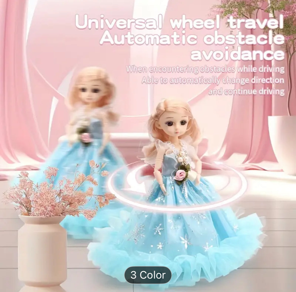 9 Inch Electric Universal Doll Three Color Options