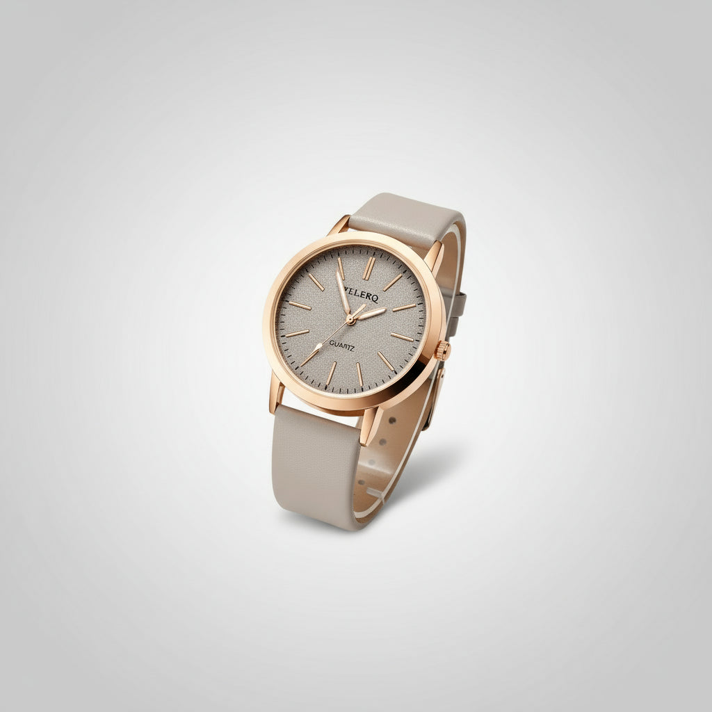 Minimalist and Elegant 6pcs Women's Quartz Watch Round Alloy Case, Simple Dial, Unique Heart Shaped Jewelry Set - Perfect Gift for Any Occasion, Elegant Accessory for Work, Ideal Choice for Halloween Gifts, Thanksgiving Gifts, Christmas Gifts - Shoppy