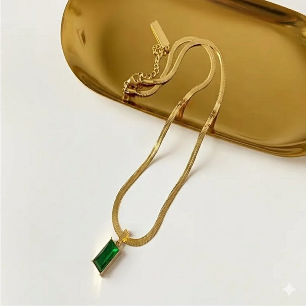 2pcs Niche Style Snake Bone Chain Pendant Necklace for Women - Shoppy