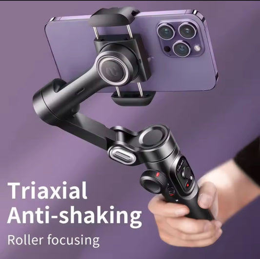 AOCHUAN 3-Axis Handheld Gimbal Stabilizer SmartXE for Smartphone for iPhone Android AI Face Tracking TikTok Vlog