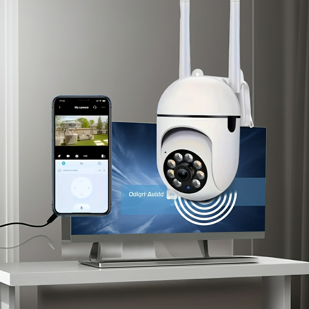 1080P HD CCTV Camera For Home Indoor Surveillance System - two way audio - Shoppy