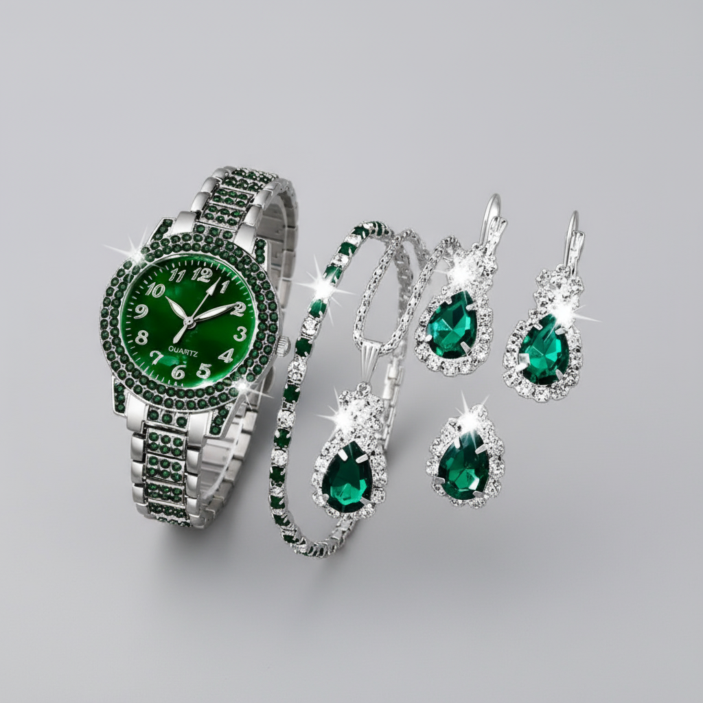 Elegant Stainless Steel Six Piece Accessories Set Japanese for women - Shoppy