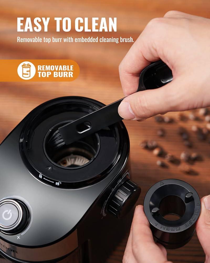 Automatic Electric Coffee Grinder - Chardor With Timer