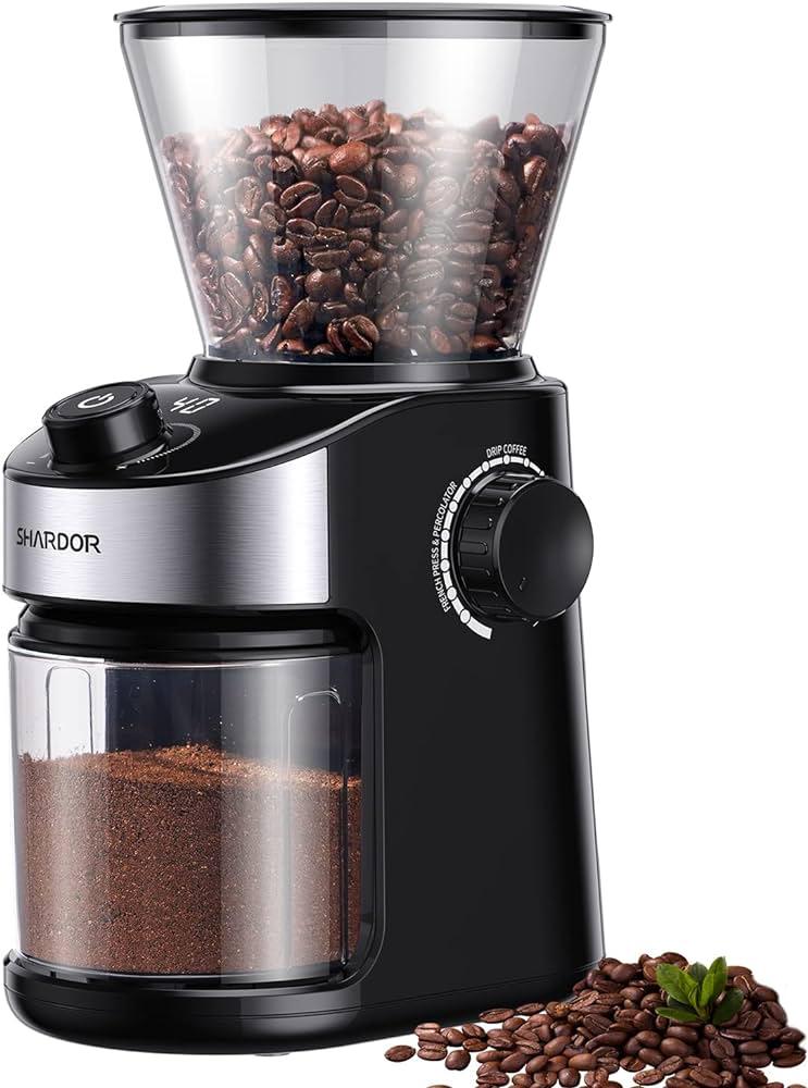 Automatic Electric Coffee Grinder - Chardor With Timer