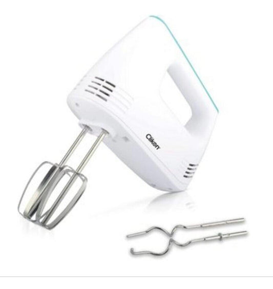 Click On Hand Blender 200 Watt 5 Speed Control White