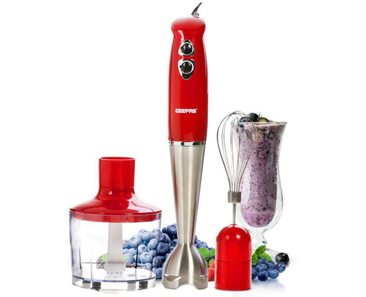Geepas 400W 3-in-1 Powerful Hand Blender
