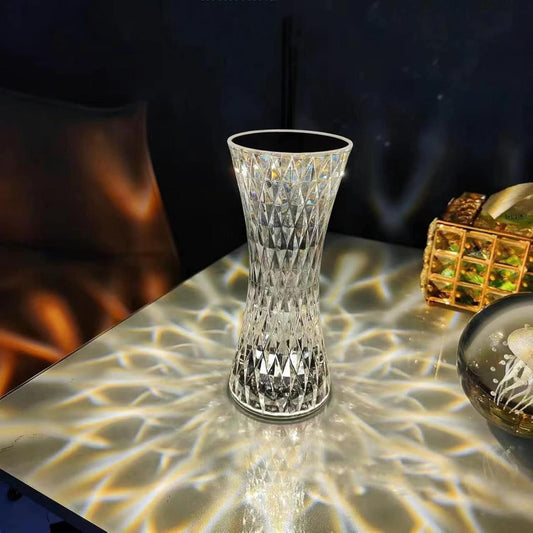 Diamond Crystal Table Lamp with 16 Color Changing Options