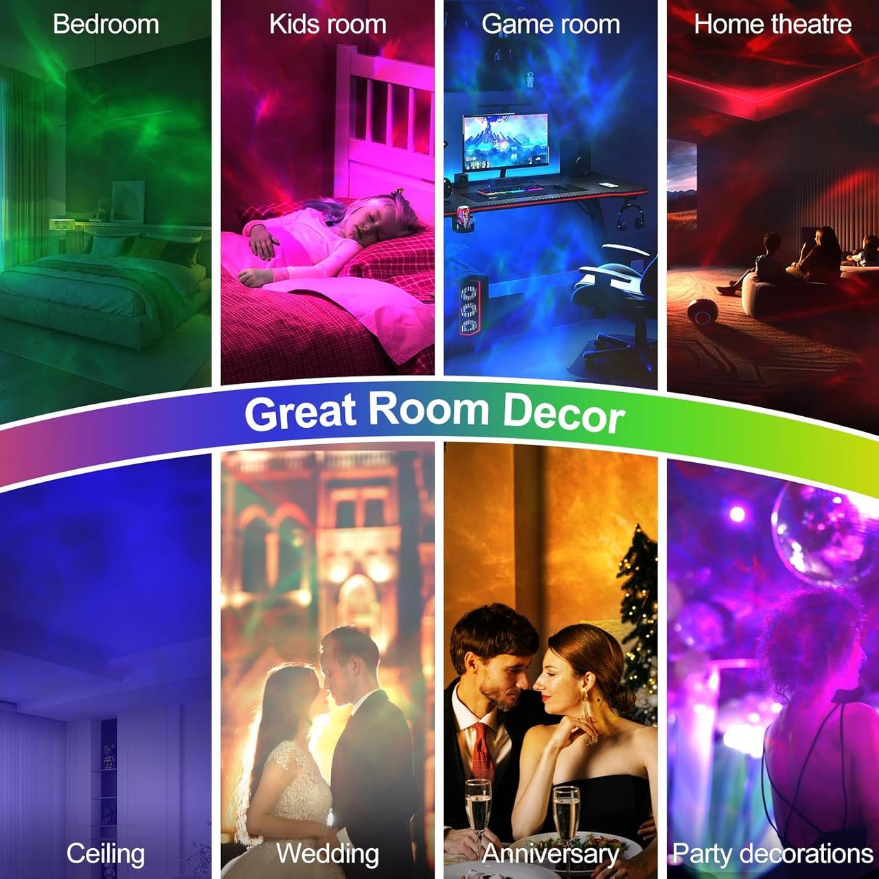 Sky Projector Children with RGB 3D Lighting Effects