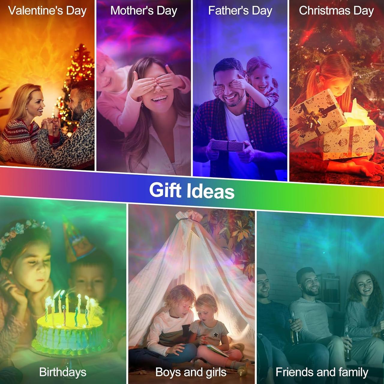 Sky Projector Children with RGB 3D Lighting Effects