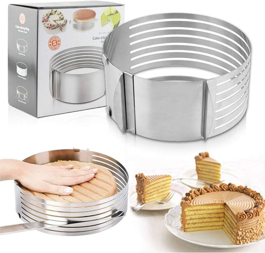 Adjustable Cake Slicer for 6-8 Inch Cakes and Mousse