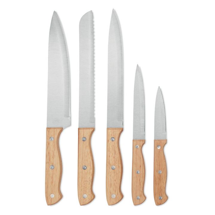 COOSNUG Kitchen Knife Set, 6 Pieces - Sharp Steel Knives