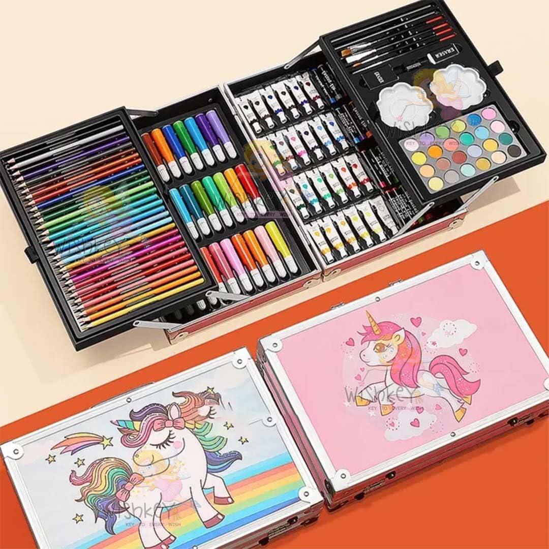 145 Piece Art Set for Kids with Storage Case Included