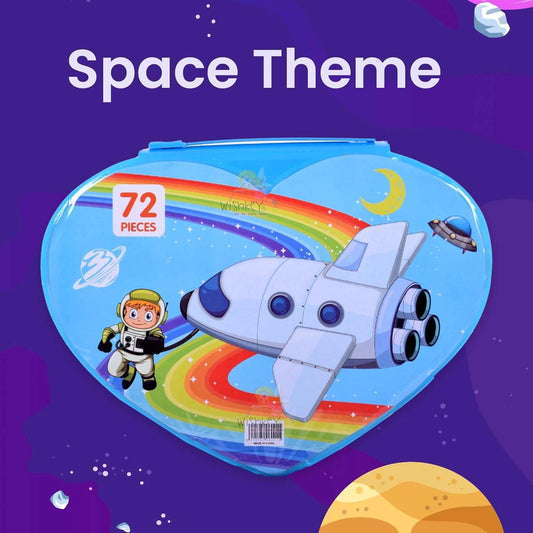 72 Piece Art Set for Kids with Case for Creative Fun